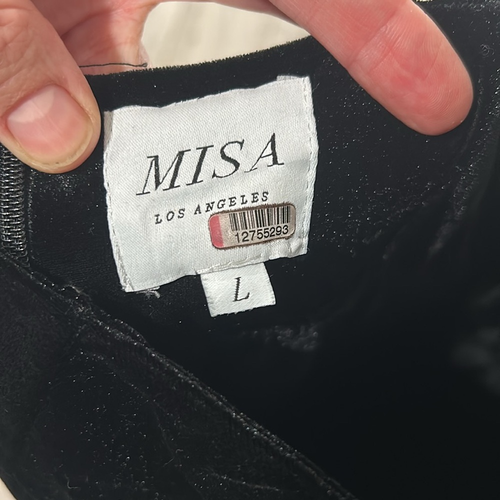 MISA Los Angeles Velvet Xandra Jumpsuit, RTR - Picture 8 of 9